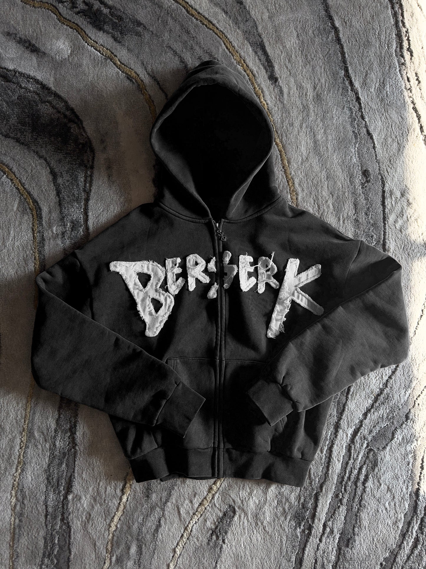 Berserk Zip Hoodie (Charcoal)