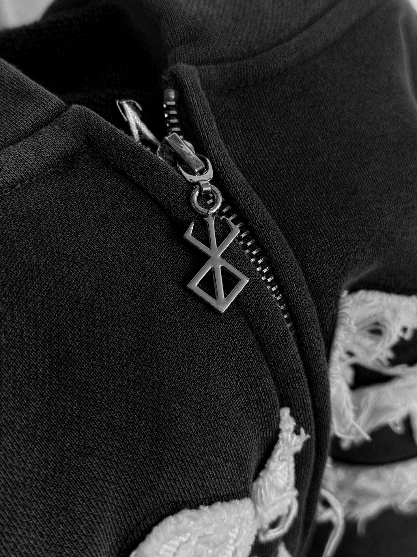 Berserk Zip Hoodie (Charcoal)