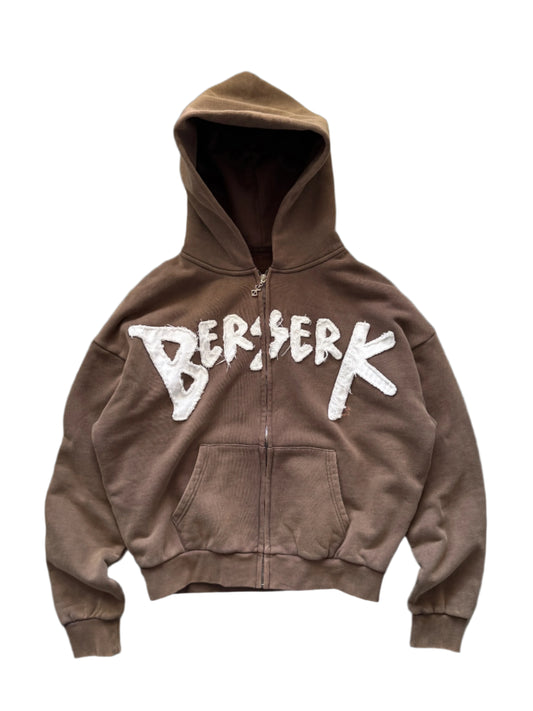 Berserk Zip Hoodie (Mocha)