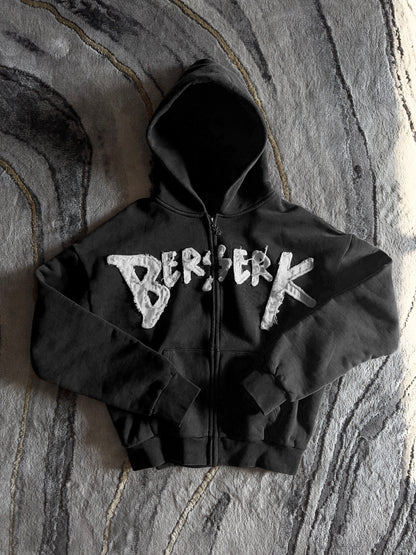 Berserk Zip Hoodie (Charcoal)